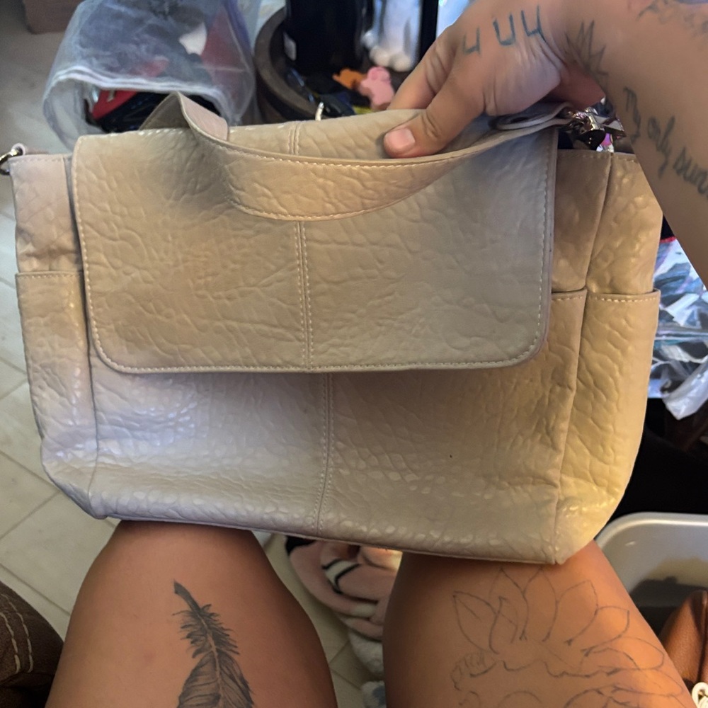 Elegant Cream Handbag